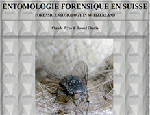 Tablet Screenshot of entomologieforensique.ch
